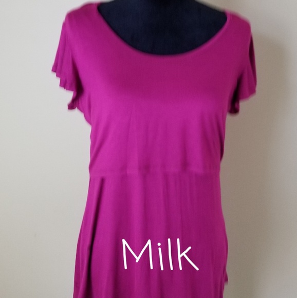 Milk Tops - MILK NURSINGWEAR TUNIC TOP, SIZE MEDIUM